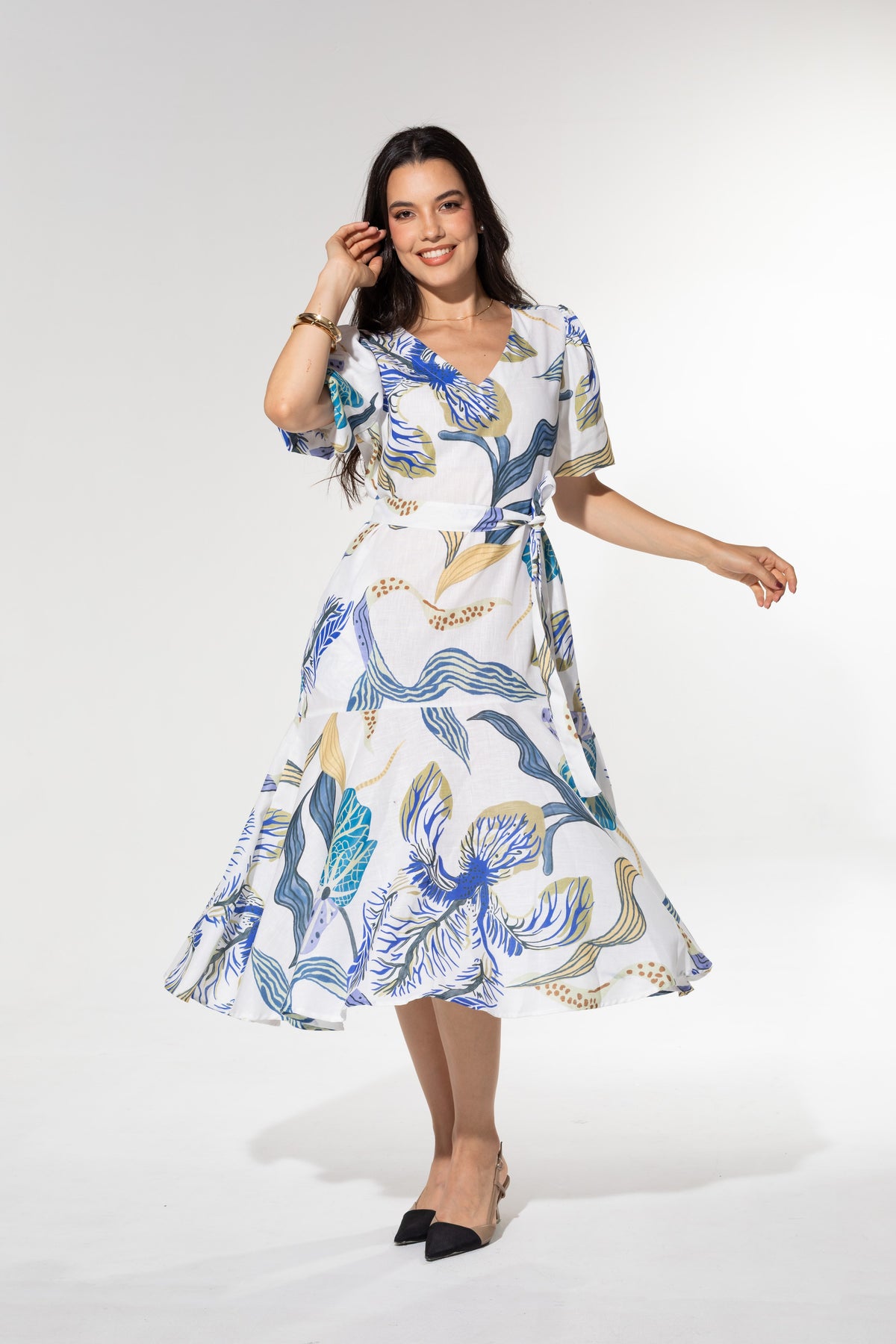 Vestido Azulina de Mujer — SIENNA — detalle 3