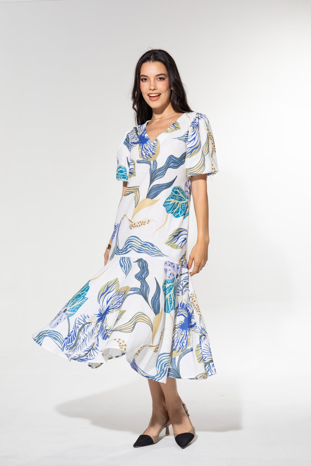 Vestido Azulina de Mujer — SIENNA — detalle 11