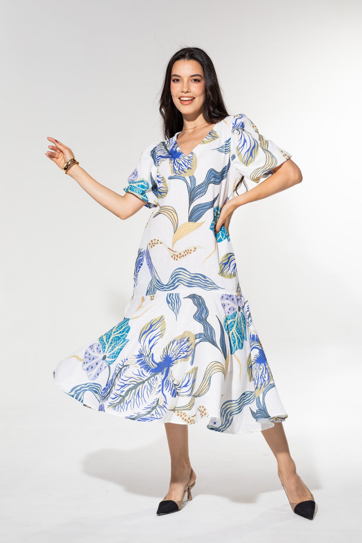 Vestido Azulina de Mujer — SIENNA — detalle 12