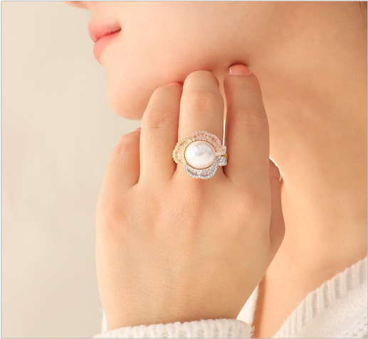 ANILLO PERLA FLOR
