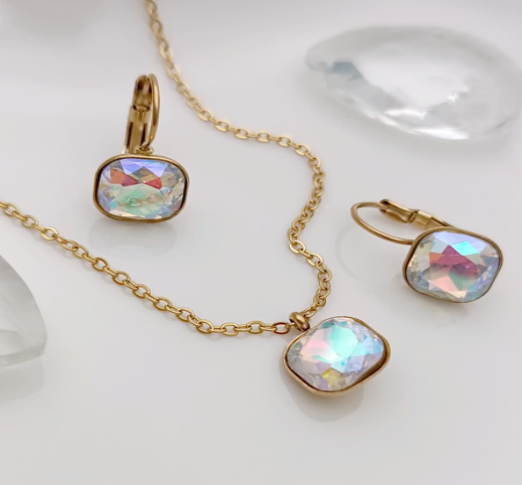 Set de Joyería Cristal Tornasol