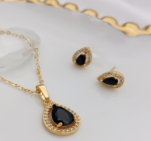 Set Gota Elegancia Negra