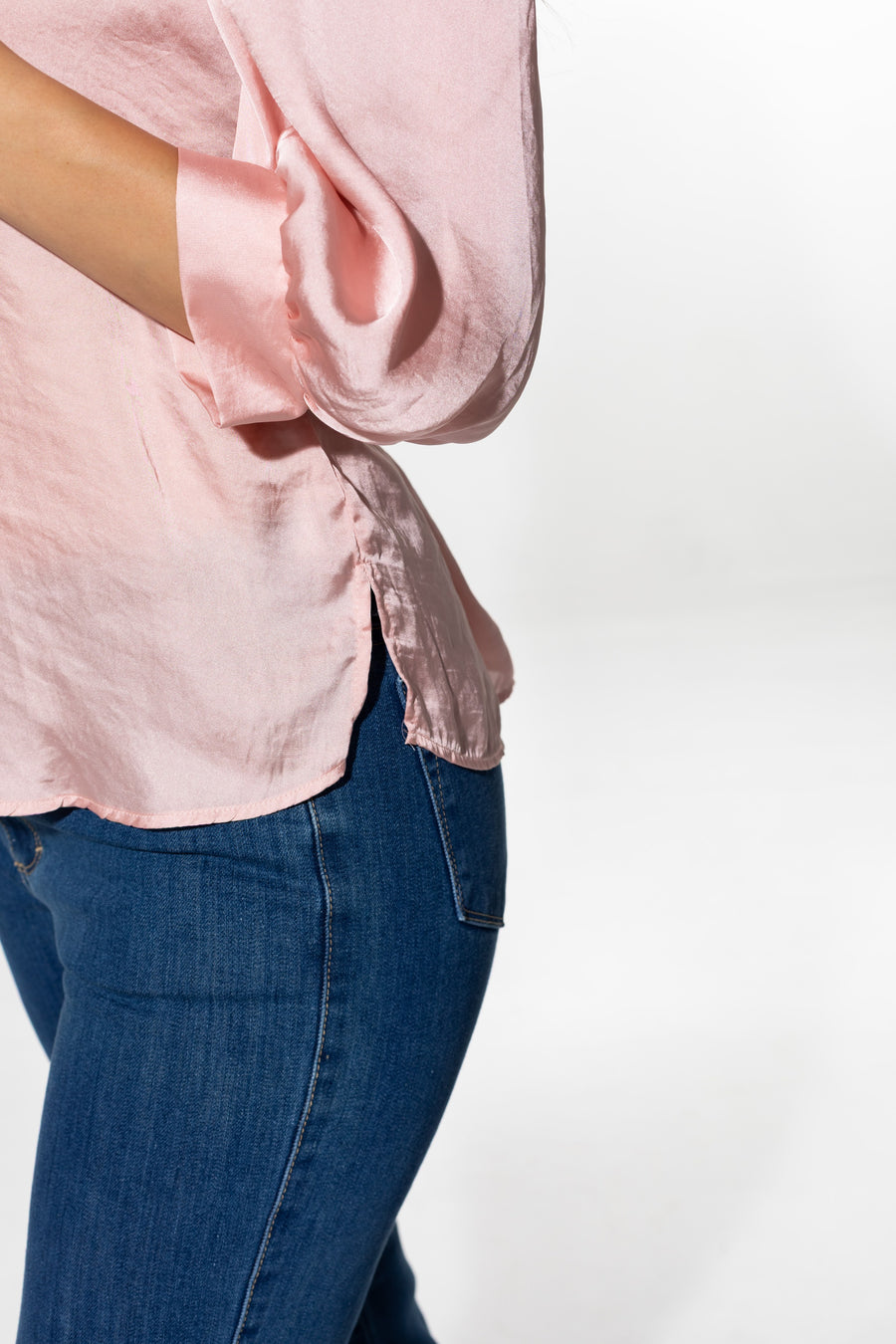 Detalle de la tela de Blusa Amelia de Mujer