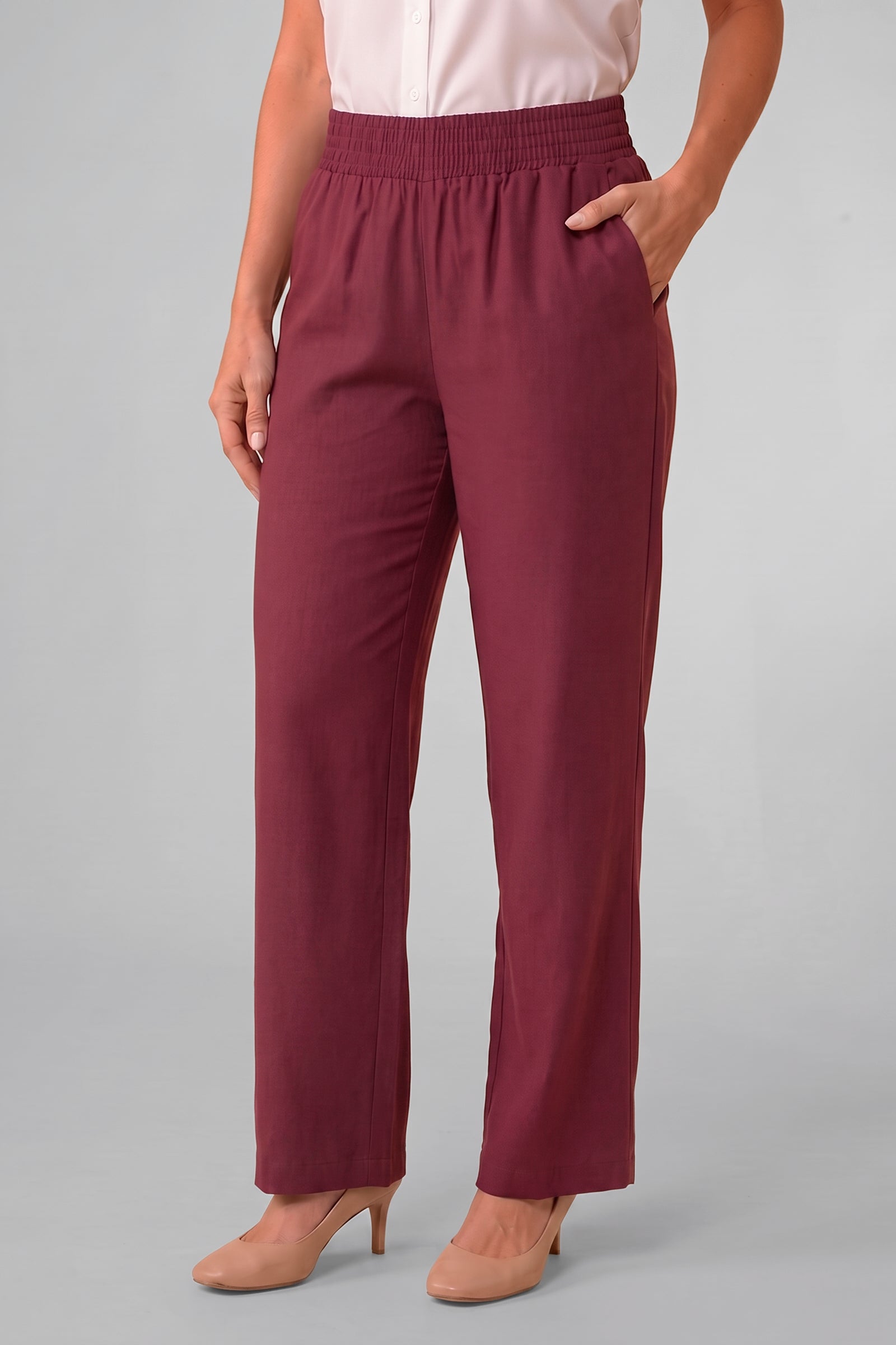 PANTALON GAIA Vino Tinto - foto 1