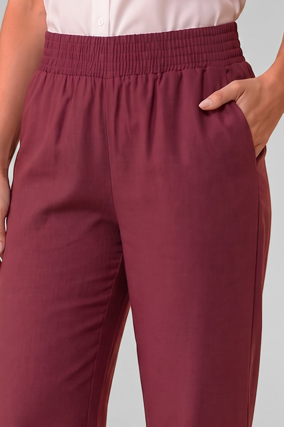 PANTALON GAIA Vino Tinto - foto 3