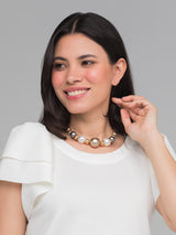 Collar de perlas grandes