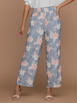 Pantalón amplio estampado